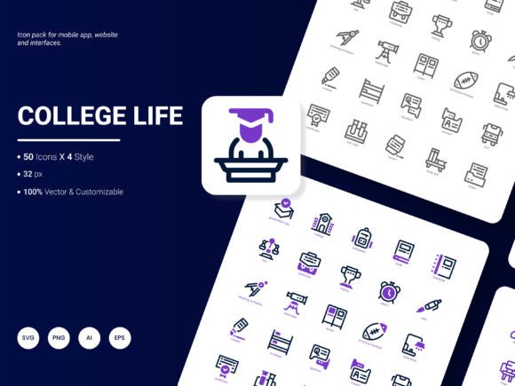 College Life Icon Pack: An Objective Evaluation for Designers