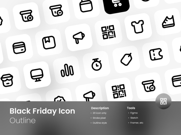 Elevate Your Black Friday Campaigns with a Professional Black Friday Icon Set
