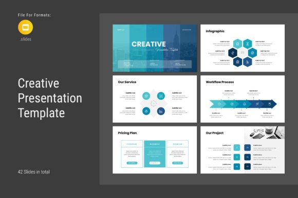 Elevate Your Professional Story with a Creative Presentation Template