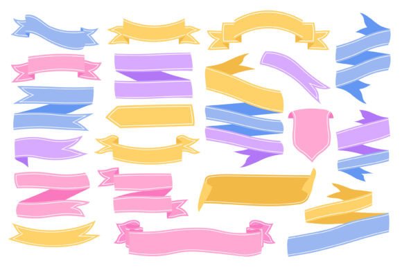 Evaluating the Ribbon Banner Illustration Set for Modern Projects