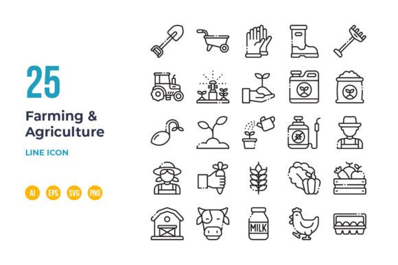 Farm and Agriculture Icons: The Power of Simple, Scalable Design