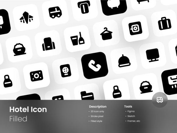 Hotel Icon Set Filled Style: A Comprehensive Guide for Design Enthusiasts