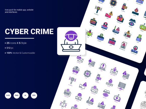 The Cyber Crime Icon Pack: A Designer's Tool for Modern Digital Narratives