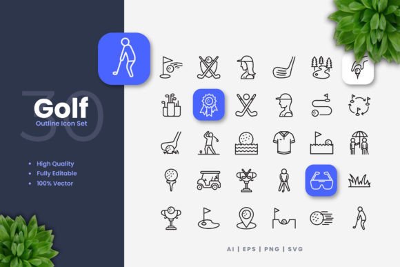 The Power of Simple, Clean Golf Icons in Modern Digital Design