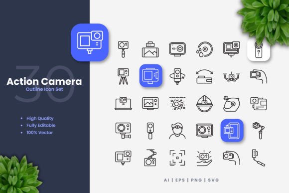 The Strategic Advantage of a Curated Action Camera Icon Set